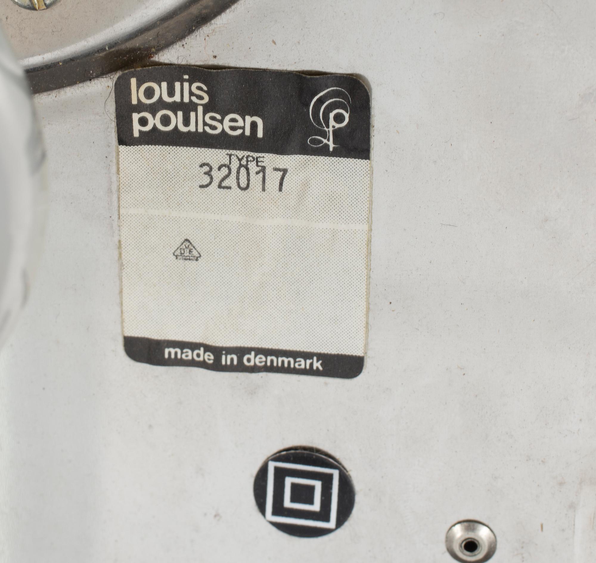 VÄGGLAMPOR, ett par, Louis Poulsen, Danmark, 1970-tal.