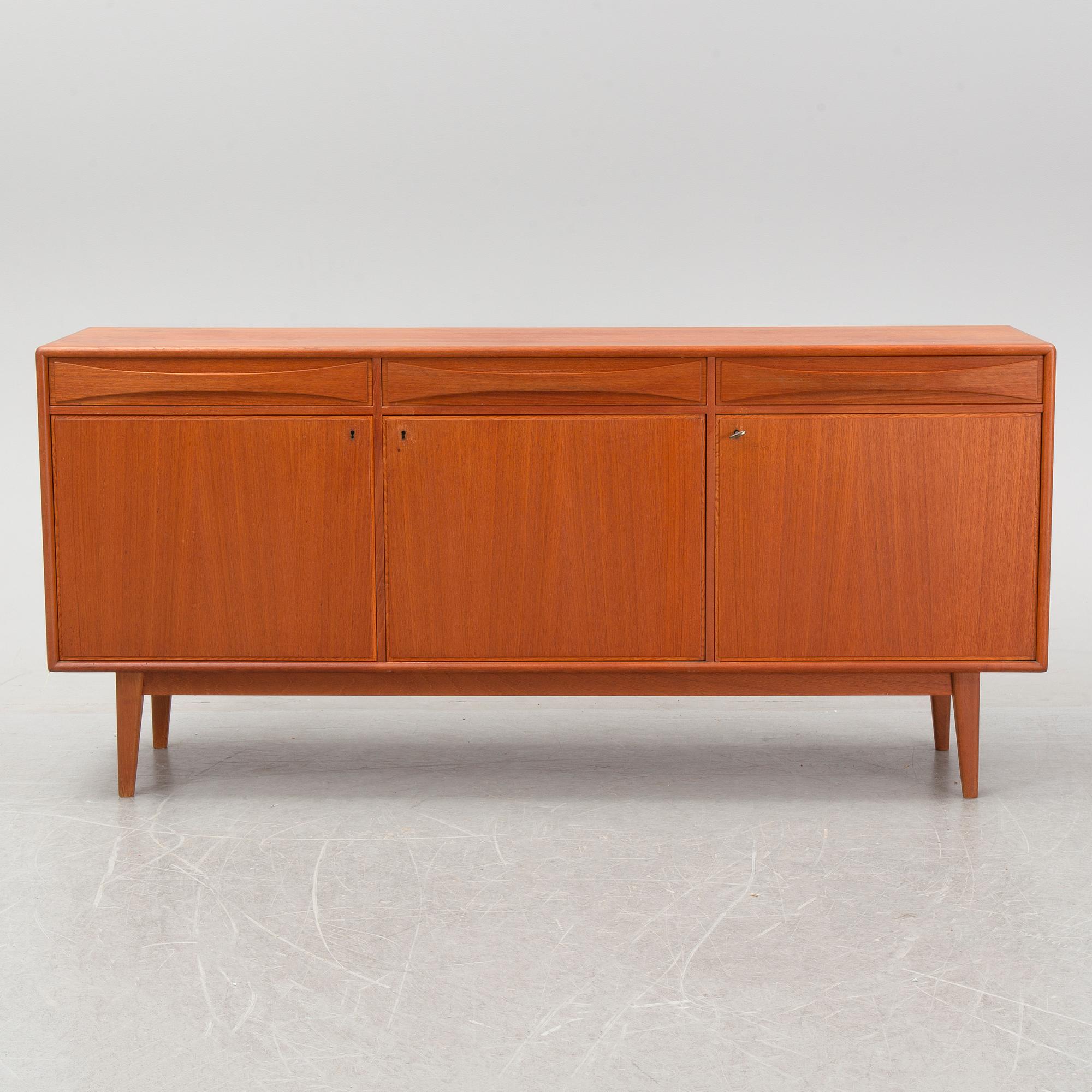 A Scandinavian teak sideboard, 1960s.