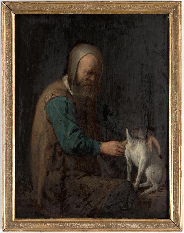 DAVID RYCKAERT D.Y, ett par, tillskrivna, olja på pannå, ej signerade.