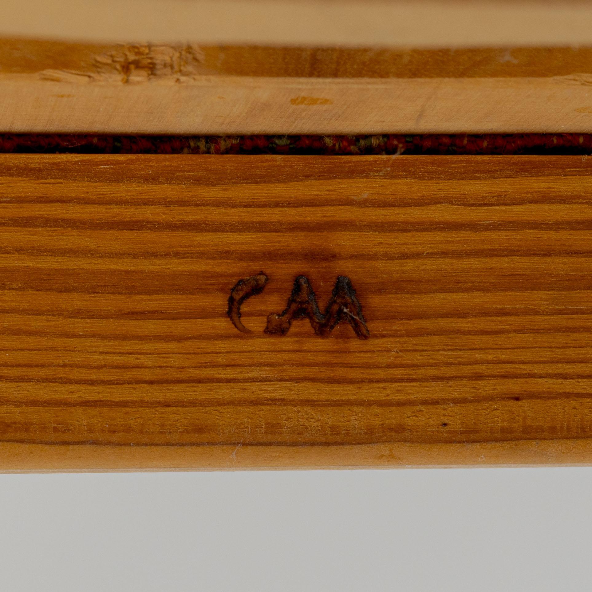 Carl Malmsten, matbord med stolar, 6 st, "Vardags".