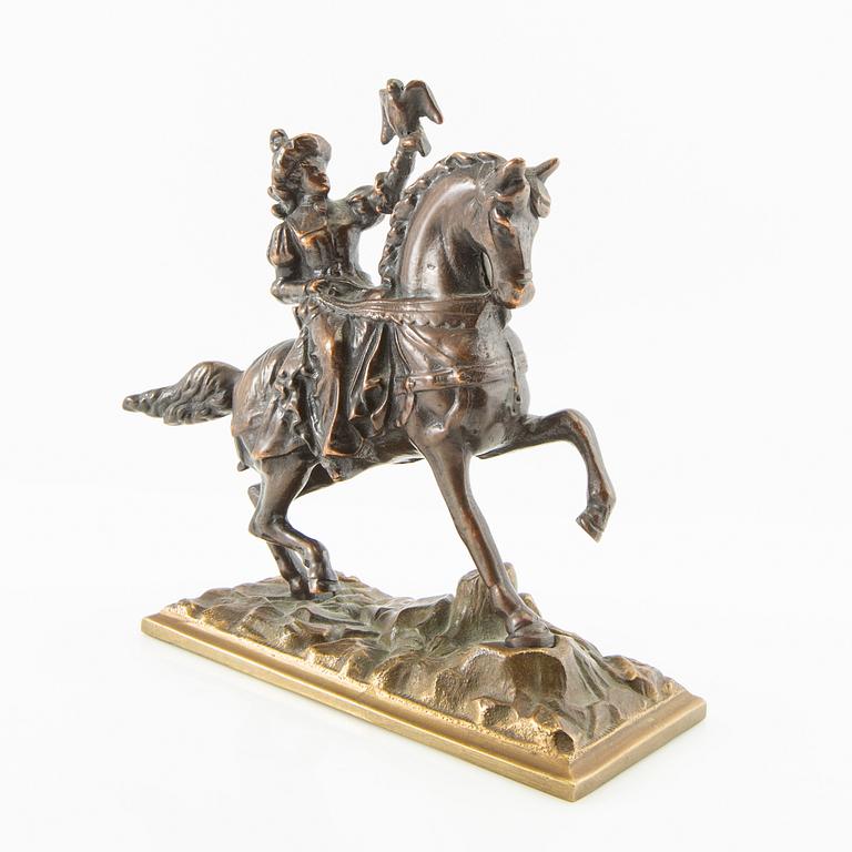 Okänd konstnär 1900-tal, Falkenerare.