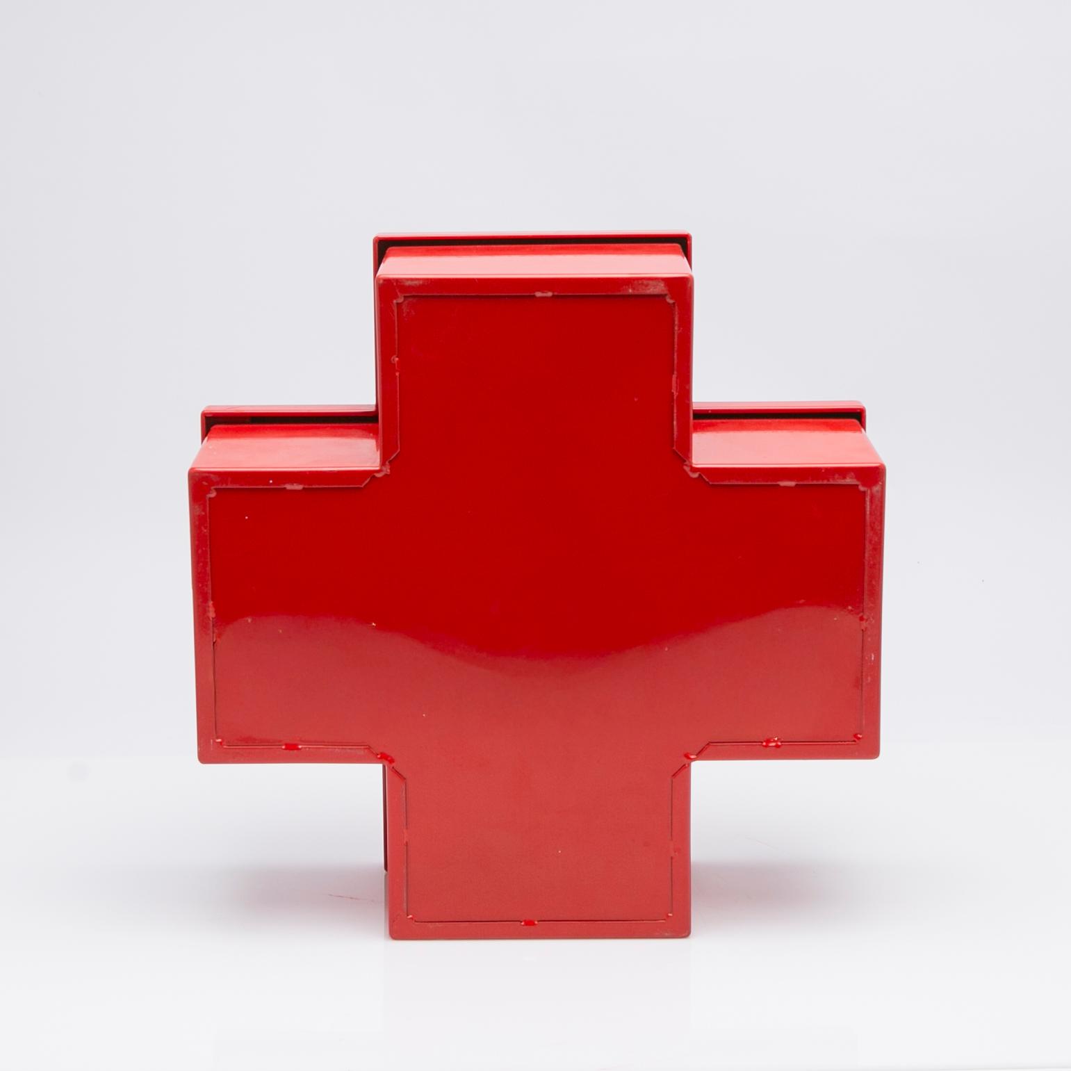 Thomas Eriksson, Wall cabinet, "Red Cross Cabinet", for Cappellini, 1990s.