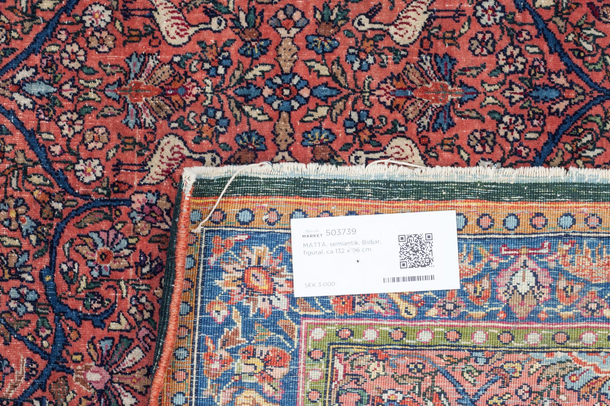 MATTA, semiantik, Bidjar, figural, ca 132 x 96 cm.