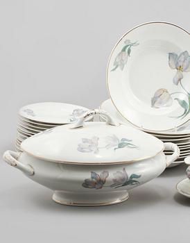 SERVIS, 54 delar, porslin, Gustavsberg, 1900-talets början.