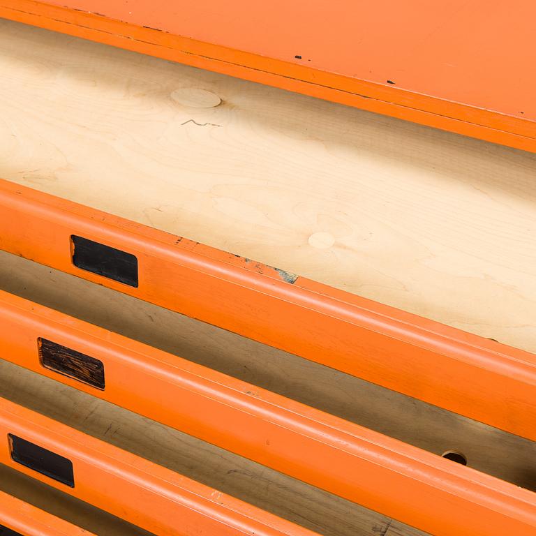 Filing drawer, third quarter of the 20th century.