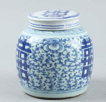 BOJAN med LOCK, porslin, Kina, Qingdynastin, 17/1800-tal.