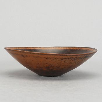 VAS "GNURGLA" OCH SKÅL, stengods. Stig Lindberg, Gustavsberg Studio, 1950-tal och 1955.