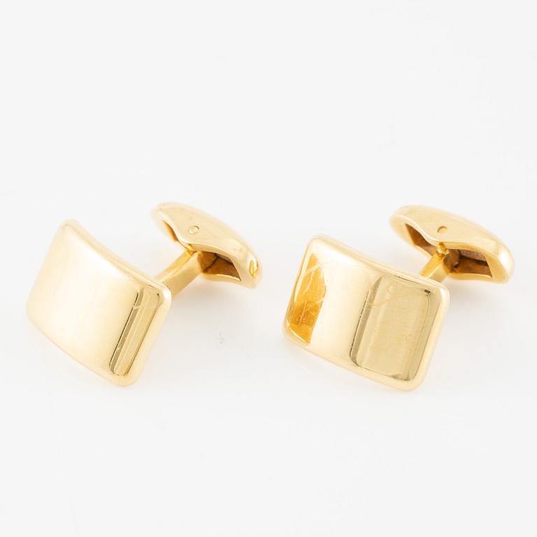 Manschettknappar, ett par, Victor Mayer, 18K guld.