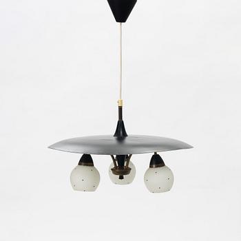 A ceiling light, ca 1950-60's.