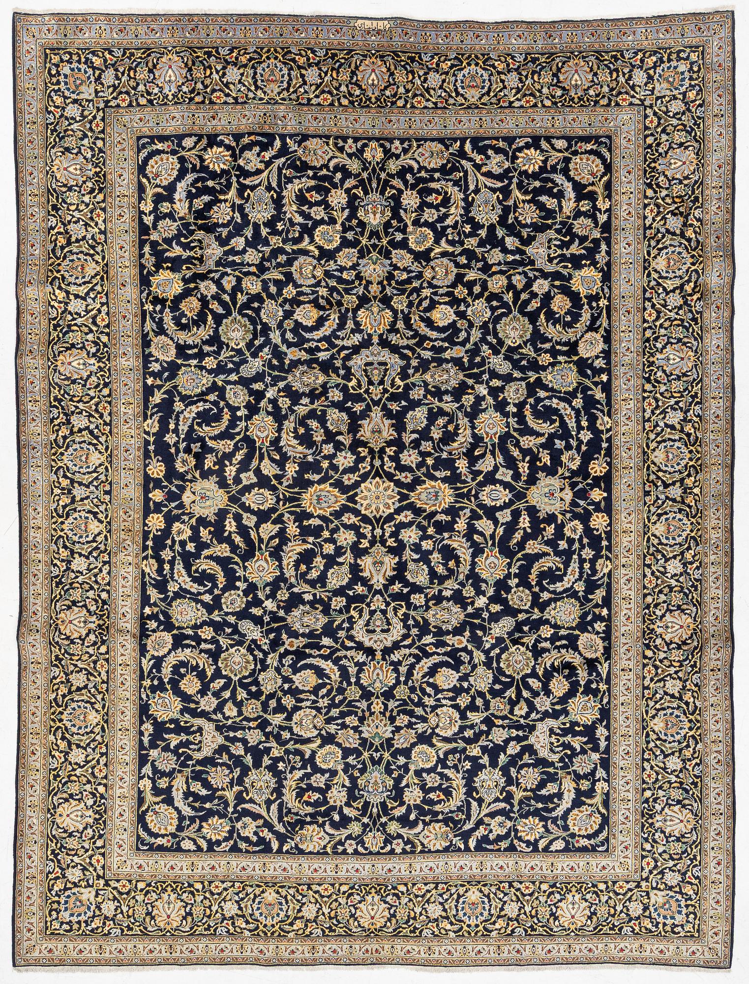 Carpet, Keshan, 400 x 302 cm.
