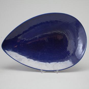 HERTHA BENGTSSON, servis, 21 delar, porslin, "Blå eld". Rörstrand.