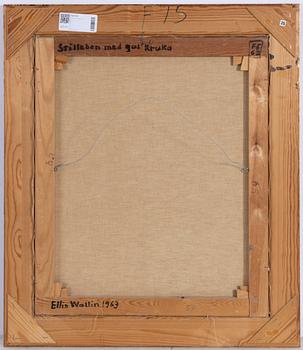 Ellis Wallin, Still life with yellow pot.