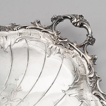 A German rococo style silver tea- and coffee service.
