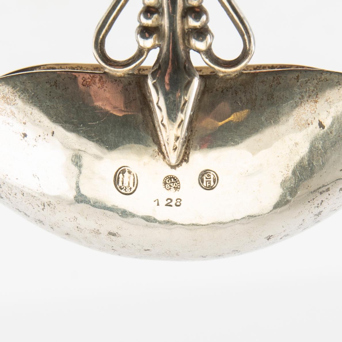Georg Jensen, sauce ladle silver, Denmark 1928.