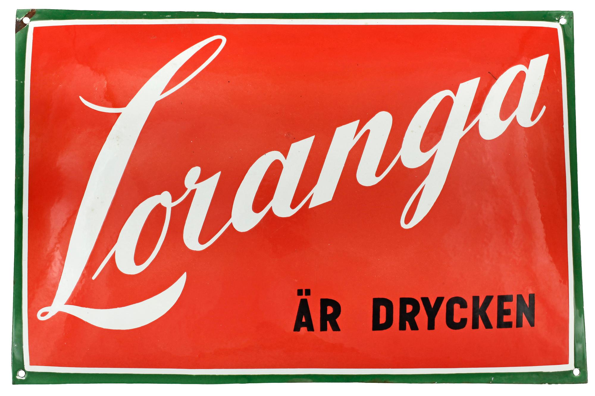 REKLAMSKYLT, emaljeradplåt, 1930/40-tal.