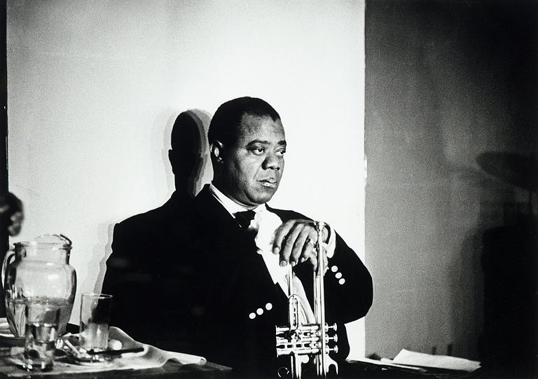 Herman Leonard, "Louis Armstrong - Paris 1960".