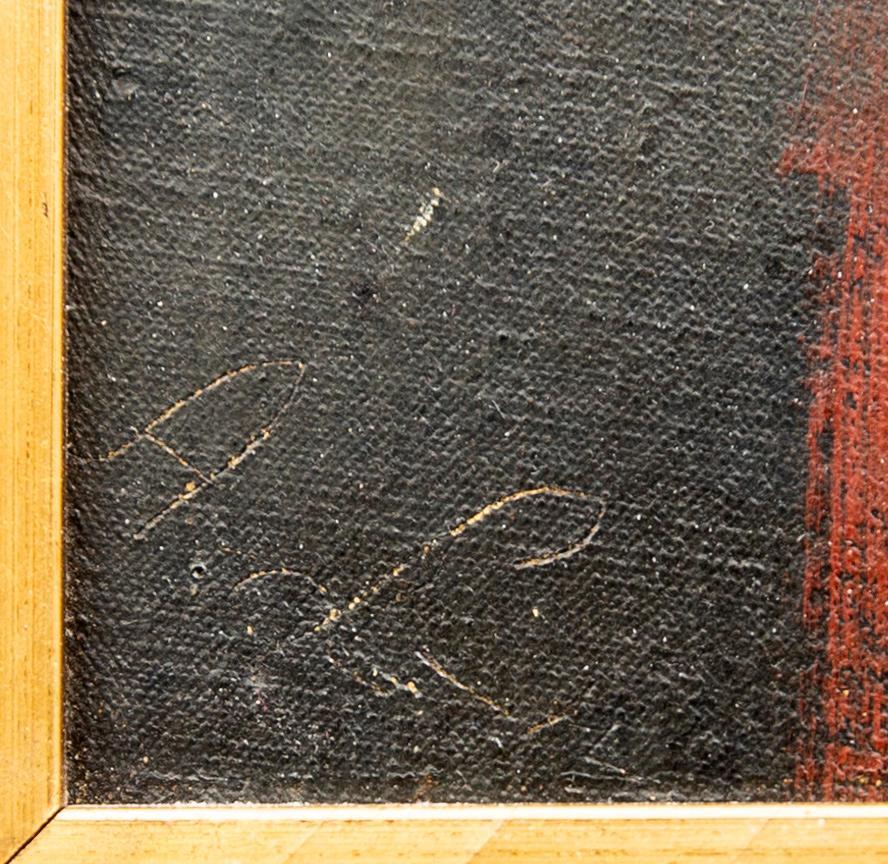 Amalia Lindegren, olja på duk signerad.
