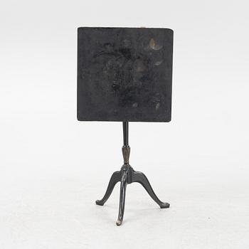 A Swedish tilt top table, from Nils Asplind's workshop signed and dated 1814.