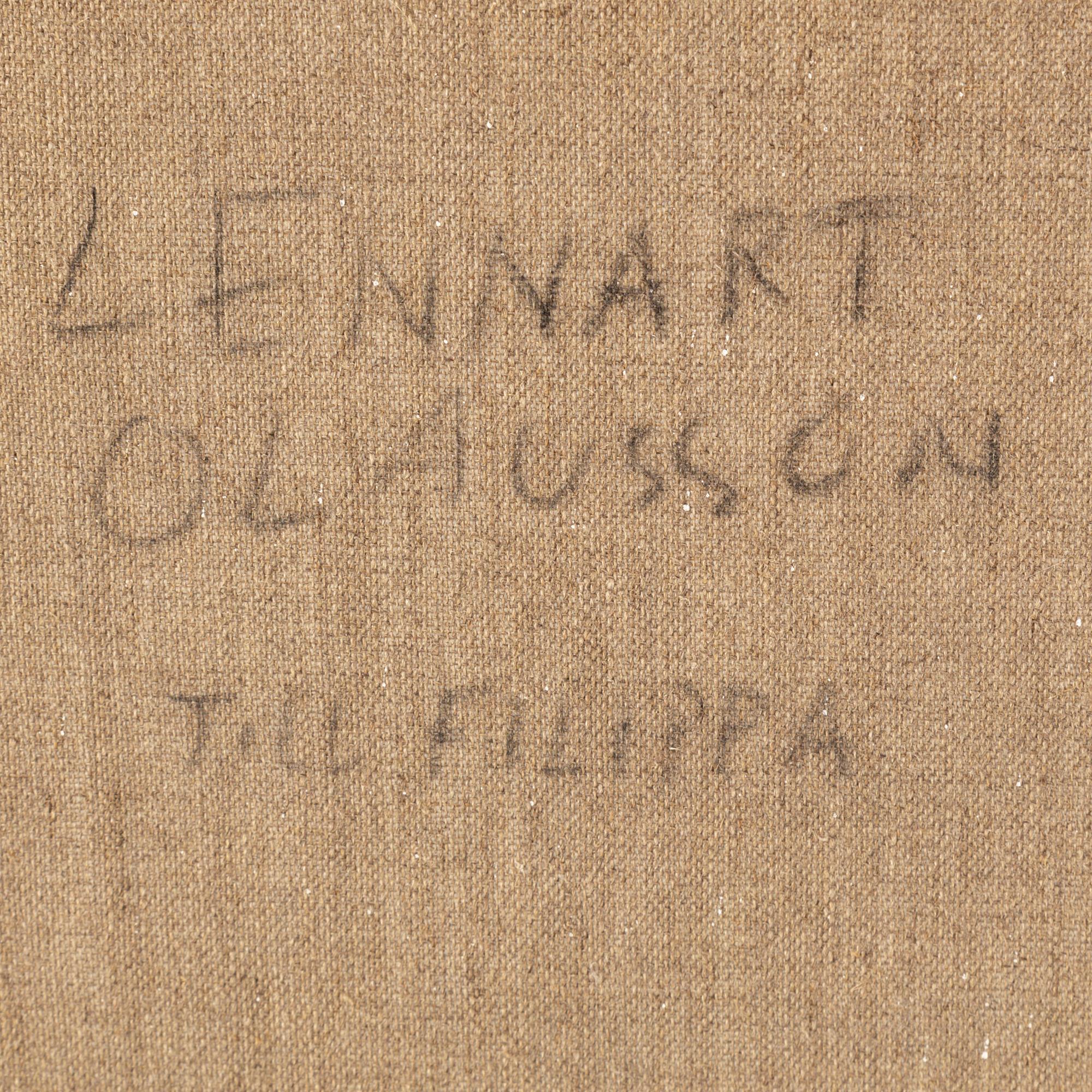 LENNART OLAUSSON, oil on canvas, signed verso.