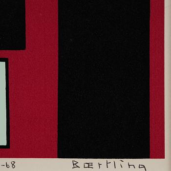 Olle Bærtling, "Egypte - formes noires dans le rouge".