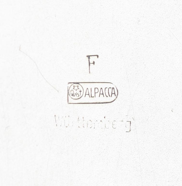 RAM, silver samt DUBBELKAROTT, nysilver, 1900-tal.