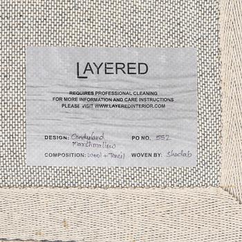 A hand tufted carpet, 'Candyland' by Layered, ca 350 x 250 cm.