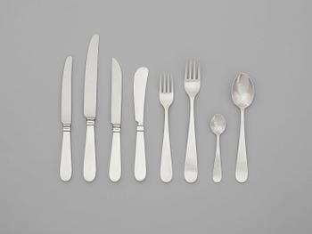 585. An Atelier Borgila set of 39 pcs of silver flatware, Stockholm 1941.