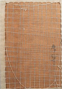 VARGLAPP, linne, uppspänd på pannå, omkring år 1800.