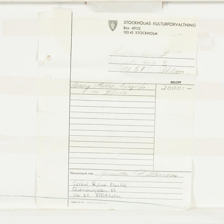 Henry Moore, Henry Moor, "Two Reclining Figures".