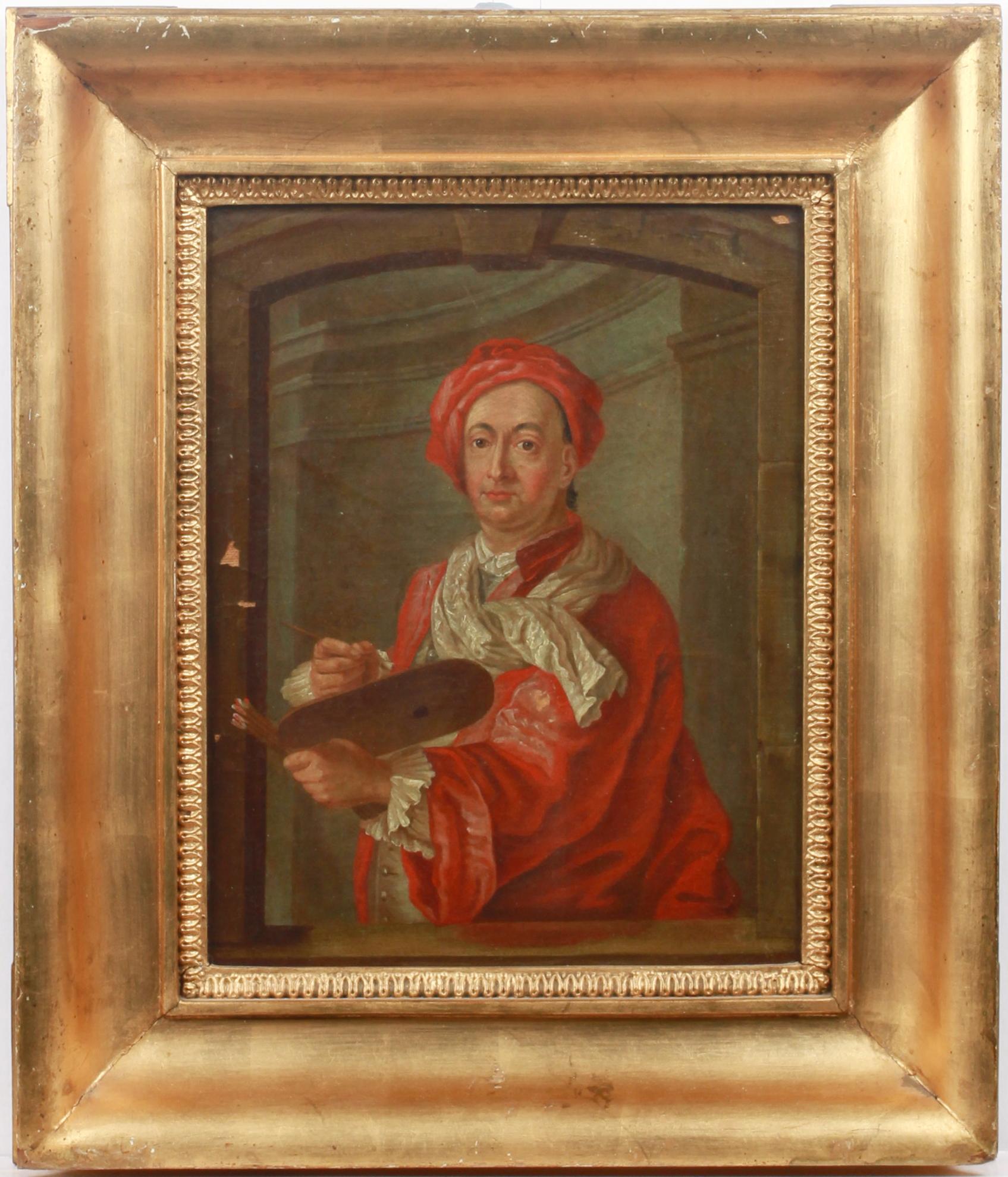 MARIA ANTONIA DEMARÉES, tillskriven, olja på duk.