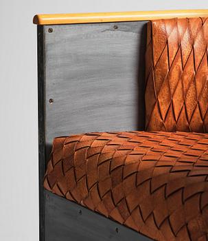 Mats Theselius, an "Aluminiumfåtölj" armchair, ed. 66/200, Källemo, Värnamo, post 1990.