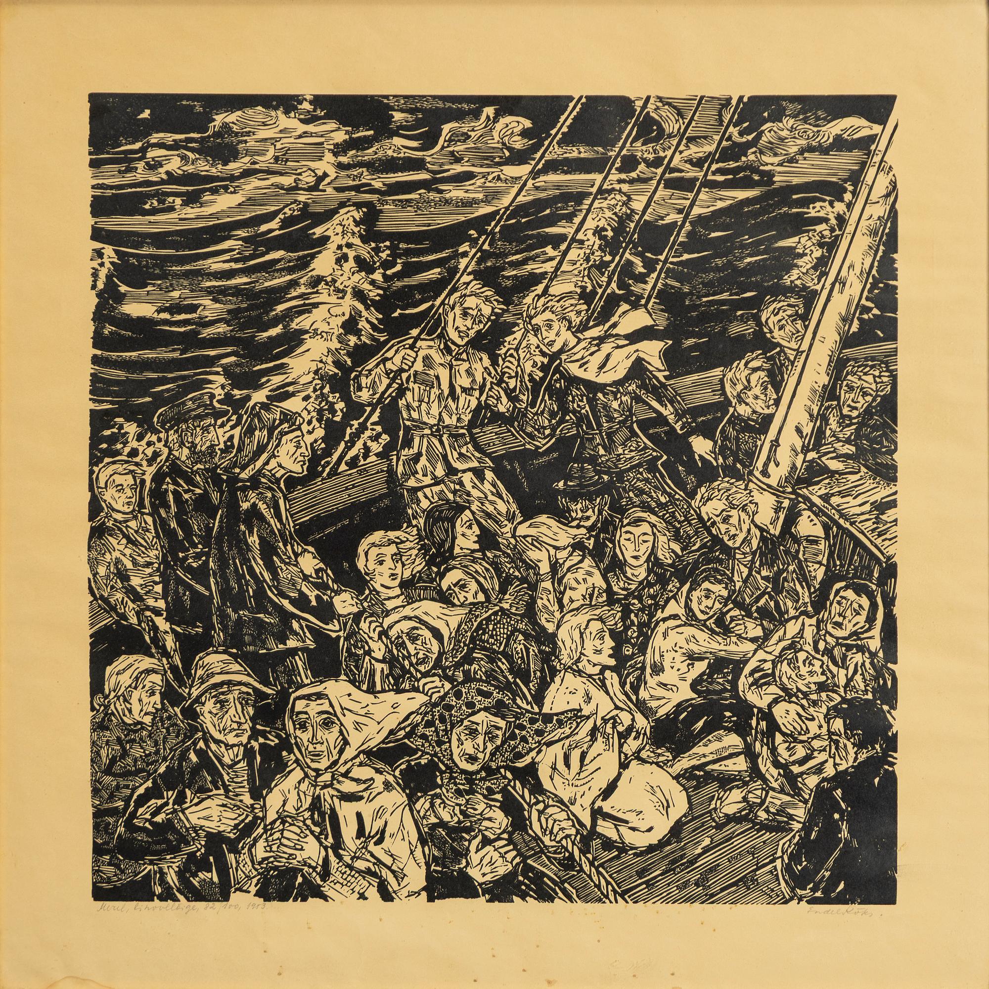 Endel Kõks, 'Meril (At Sea)'.