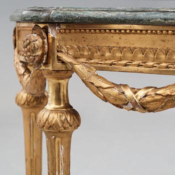 A Gustavian late 18th century console table.