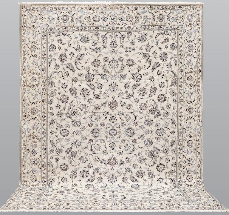 A carpet, Nain Part Silk, S.K 6LAA, 368 x 266.