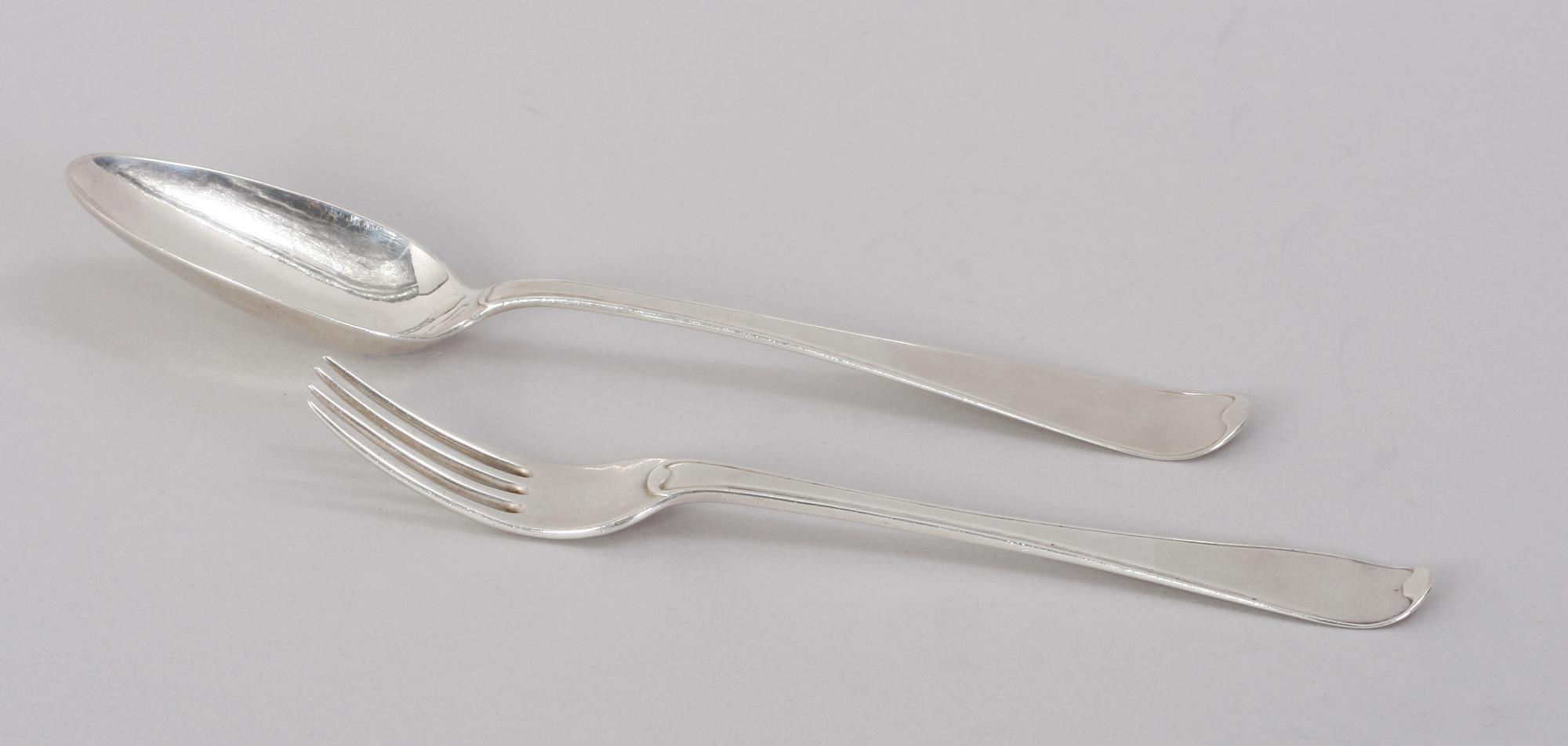 SKED SAMT GAFFEL, silver, Arvid Floberg 1784 och 1795.