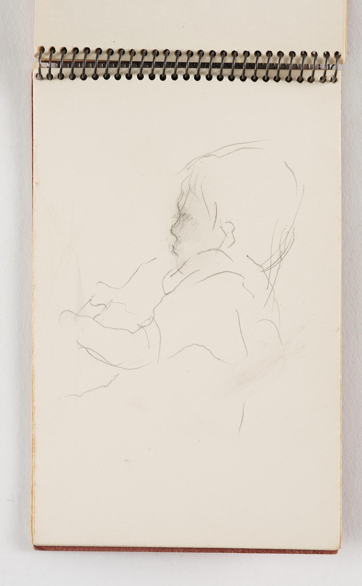 Lotte Laserstein, 10 små skissblock med teckningar.