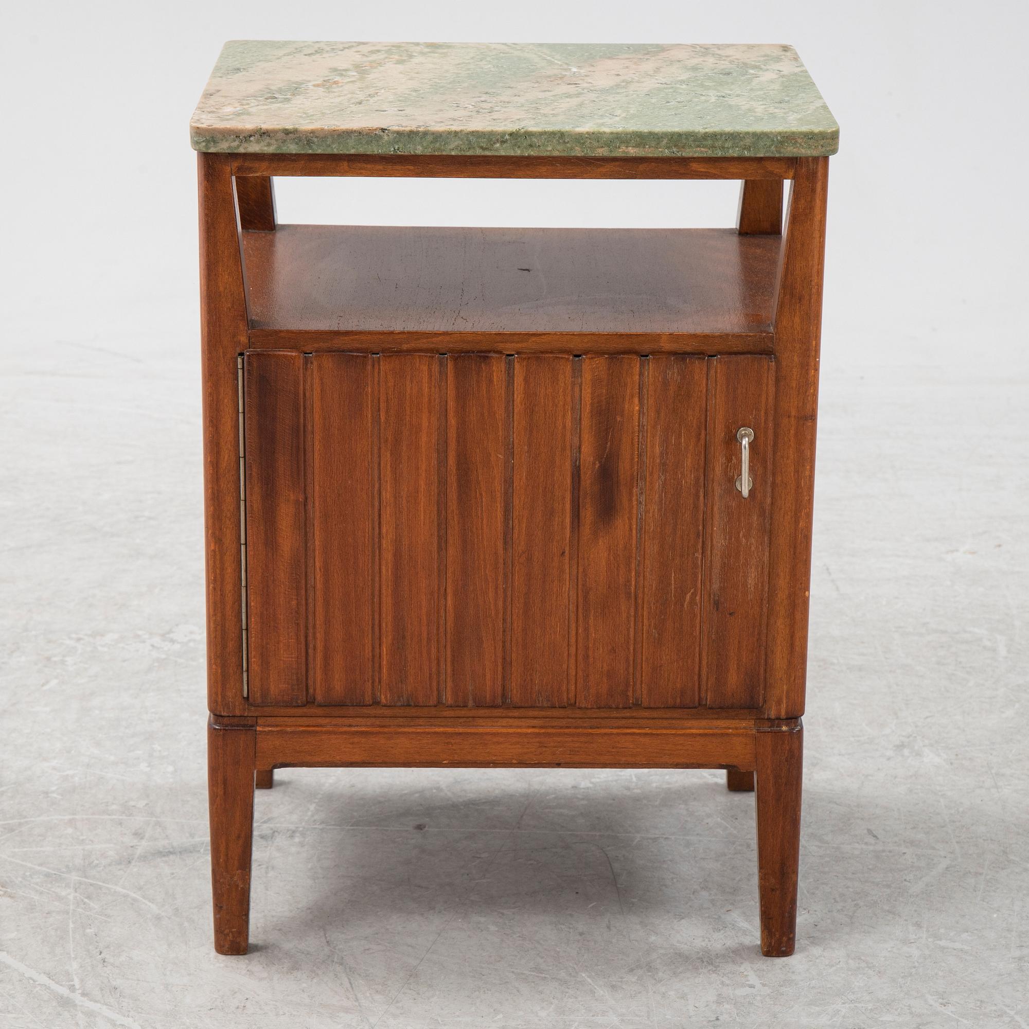 Sängbord, Swedish Modern, Nordiska Kompaniet, 1942.