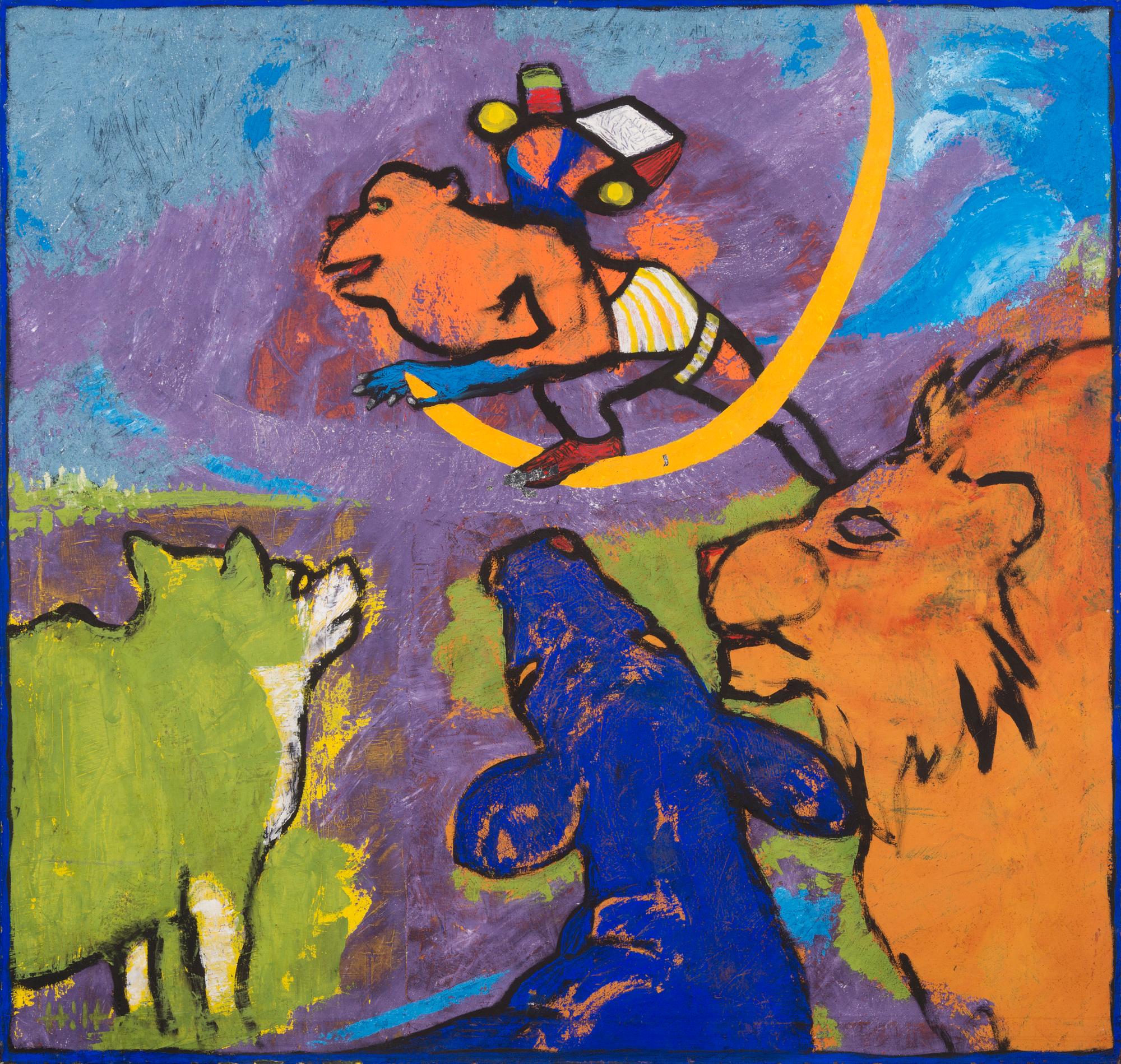 PEKKA HILTUNEN, oil on canvas, signed, dated a tergo 1989.