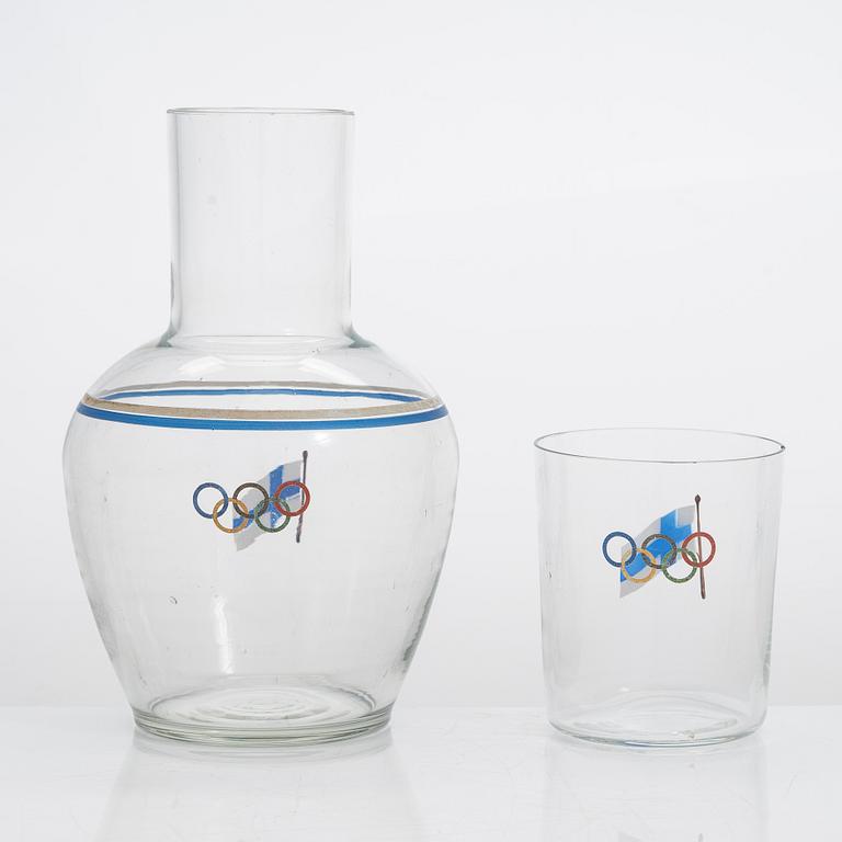 Karahvi ja juomalasi, Olympiamerkityt, Suomi.