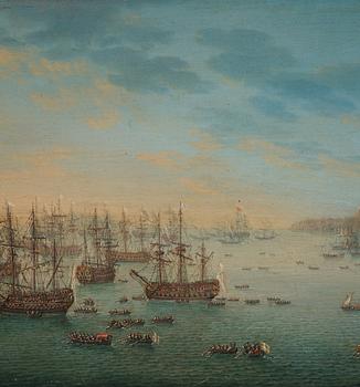 Charles Leopold Grevenbroeck Tillskrivna, Charles av Bourbon lämnar Neapel för Spanien 1759.