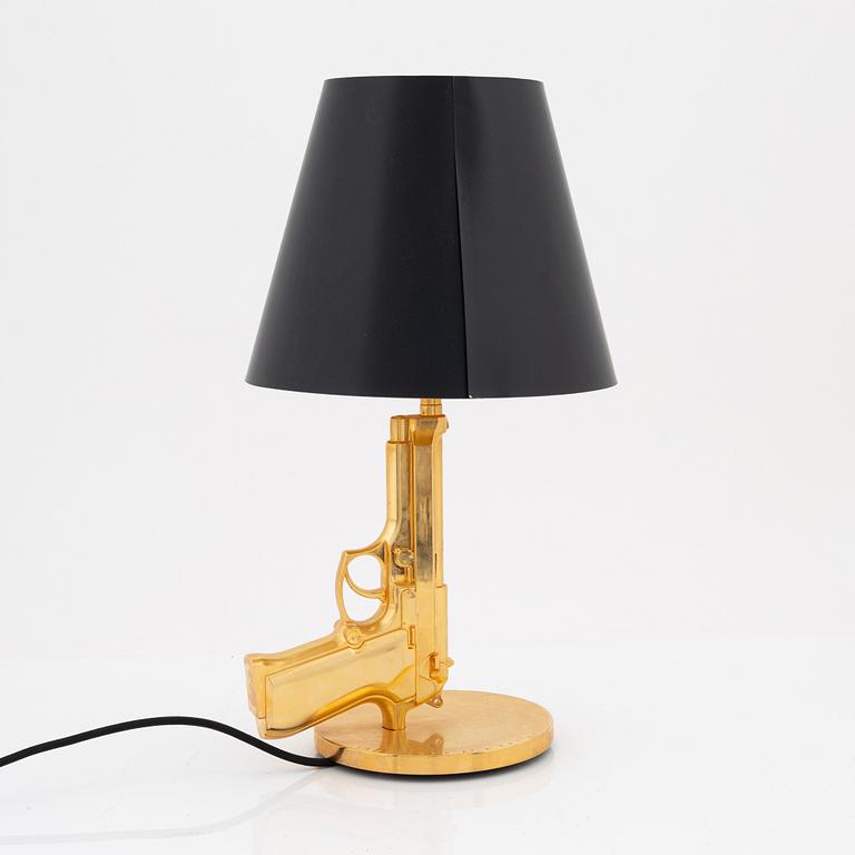 Philippe Starck, bordslampa, "Gun bedside Lamp", Flos, Italien.