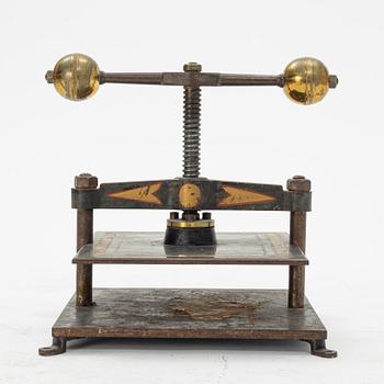 Book press, 19th century.