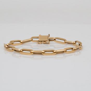 ARMBAND, ärtlänkar, 18K guld.