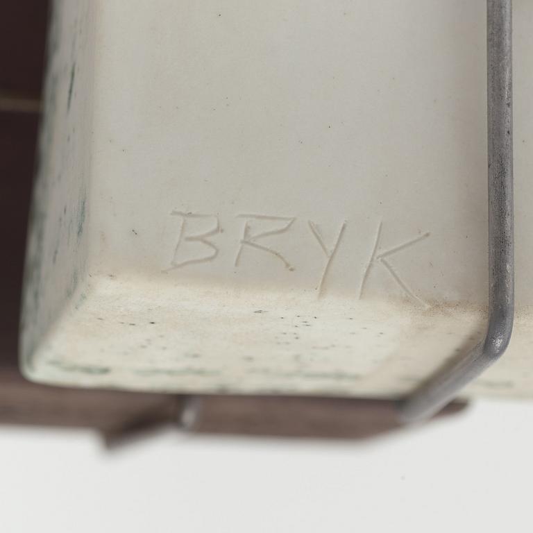 RUT BRYK, 2 st reliefer av stengods, Arabia, Finland 1950-talets slut.