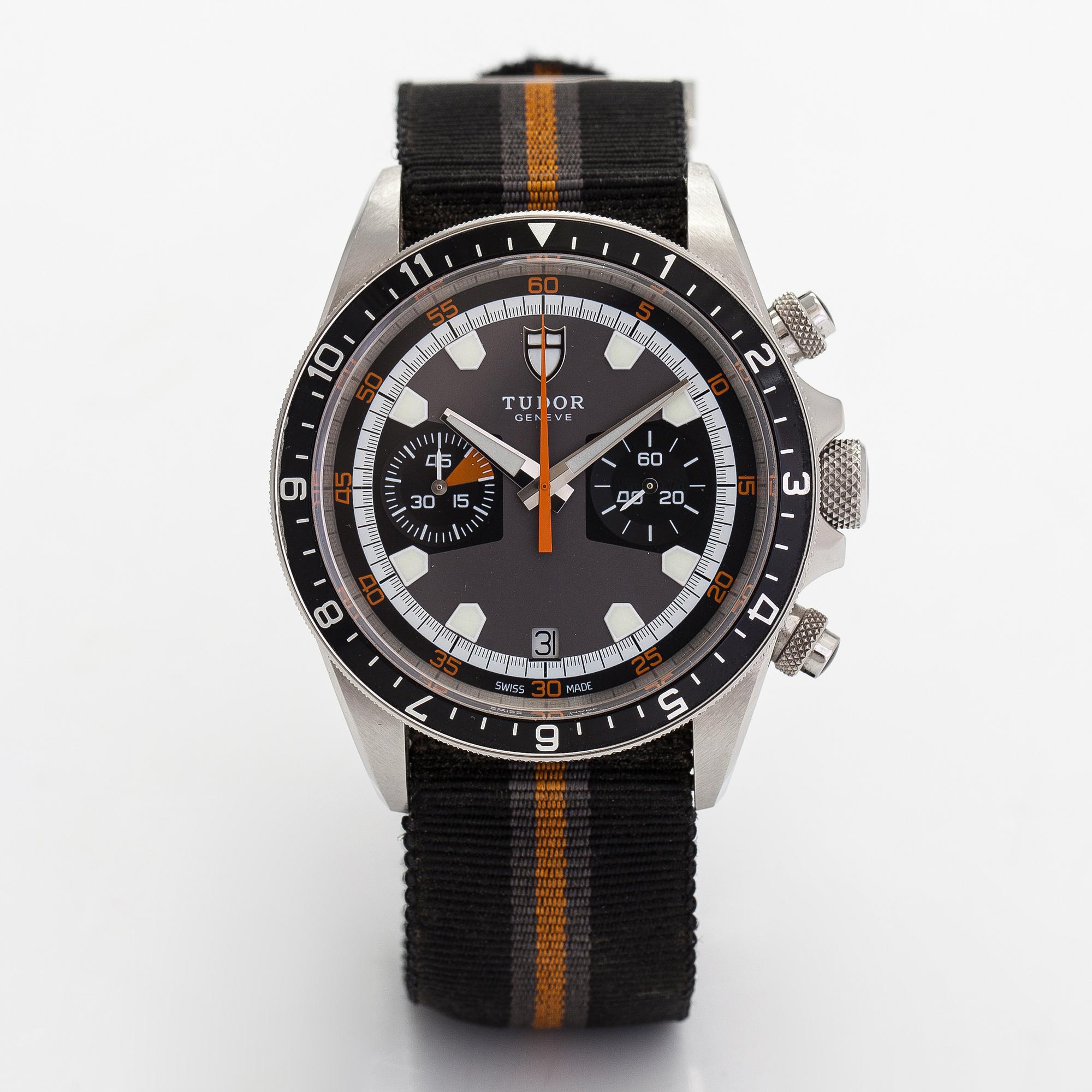 Tudor, Geneve, Heritage Chrono, Chronograph, wristwatch, 42 mm.