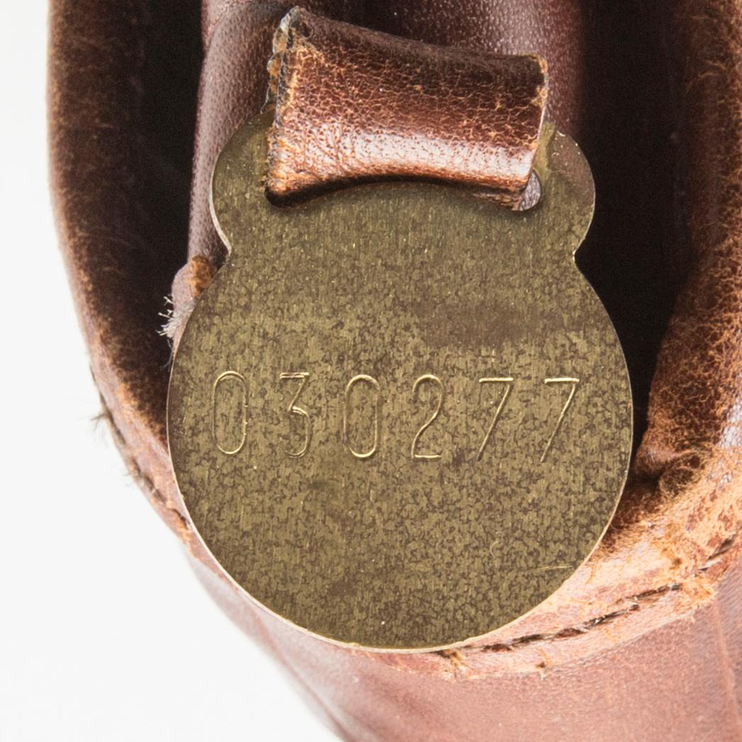 A Mulberry lethter briefcase and document case.