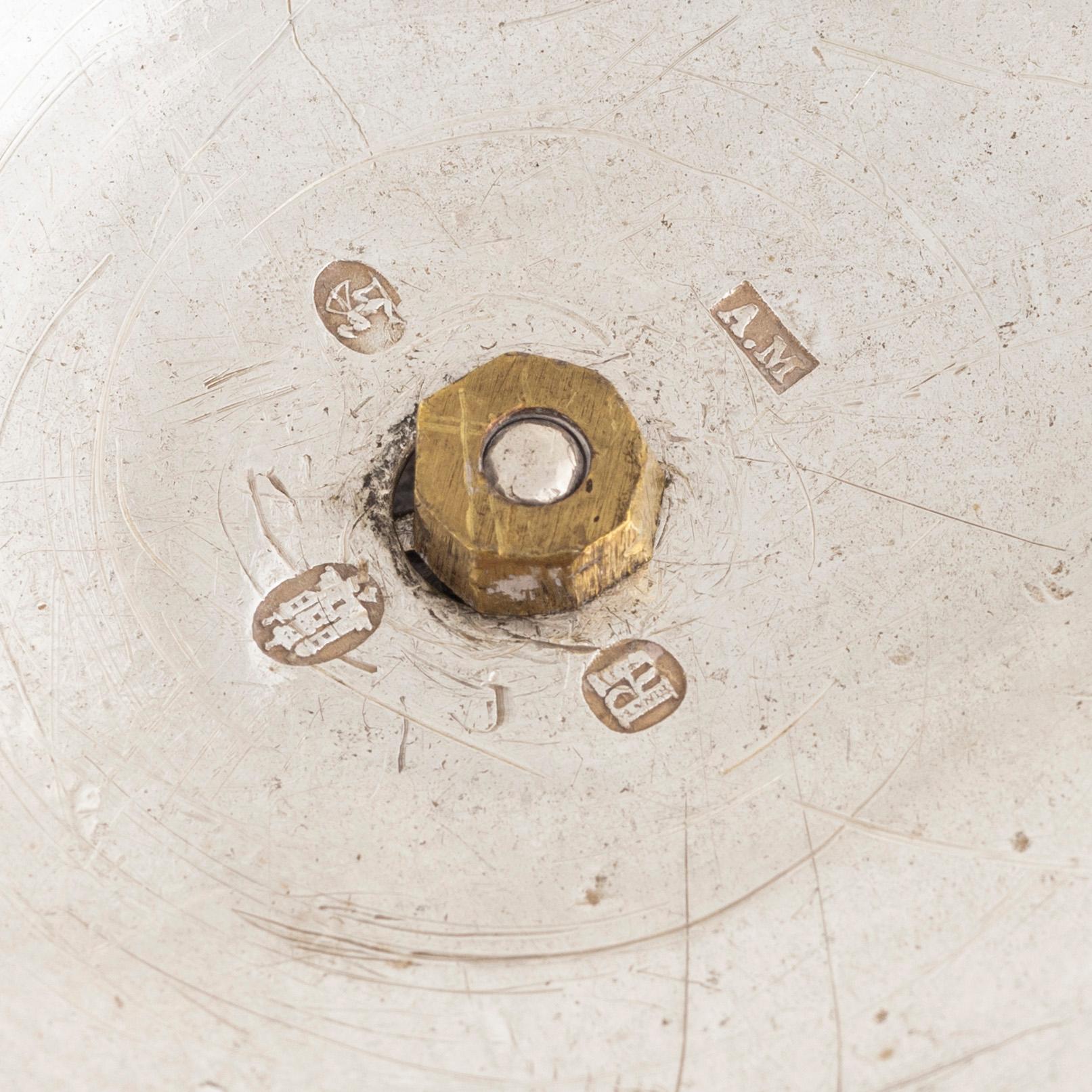 Anton Michelsen, tekanna, silver, Köpenhamn 1847.