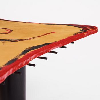 Gaetano Pesce, a "Sansone II" table, Cassina, Italy, post 1987.