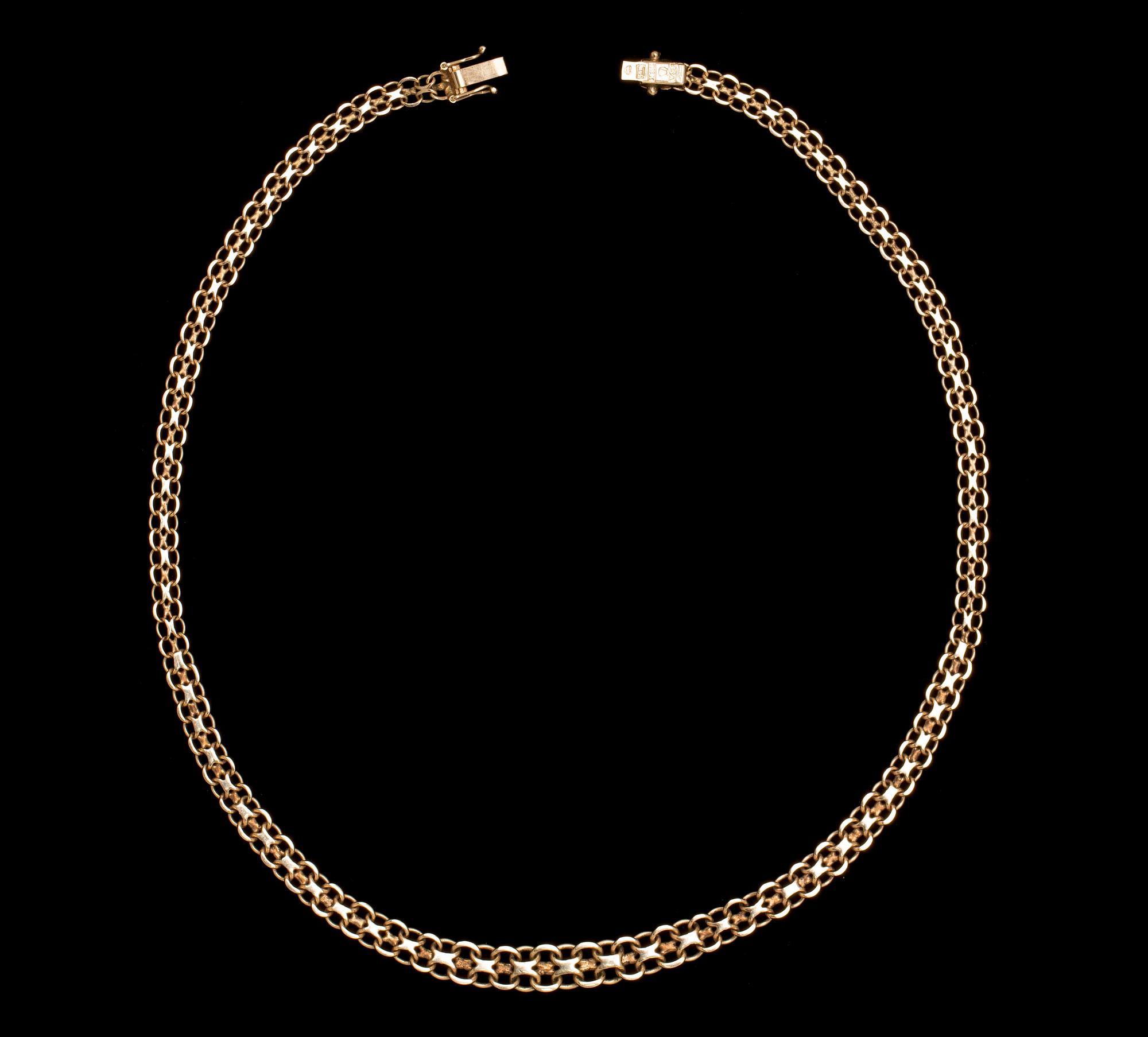 HALSLÄNK, 18K. Stockholm, 1972. Vikt ca 15 gram.