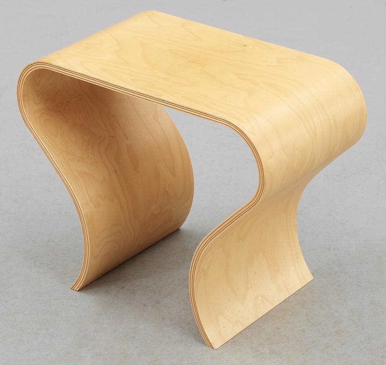 A Caroline Schlyter birch plywood stool 'Tip',